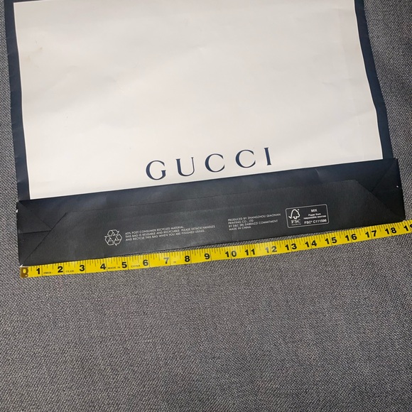 Gucci Large Gift Bag White/Black - Picture 11 of 12